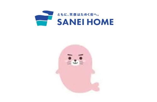 サンエイホームマスコットキャラクターの「とこちゃん」