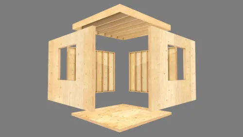 地震に強い2×4工法！建物全体でバランスよく受け止めることができ、優れた耐震性を発揮することができます！